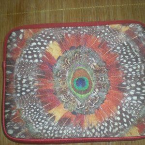 LUCKY BRAND PDA  NWOT    Peacock  Case Carrier  Make up Tablet
